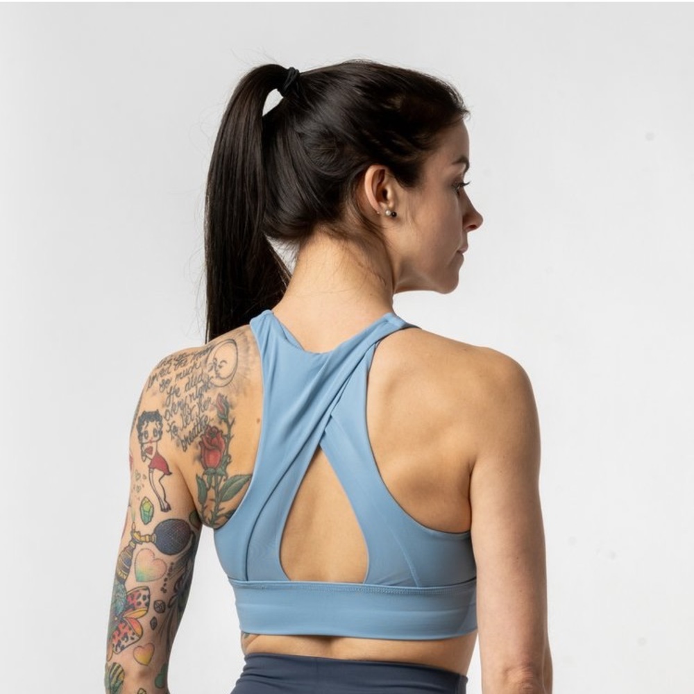 Vitae apparel hyper support sports bra blue